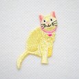 画像1: ワッペン ネコ (1)