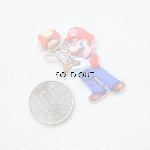 画像2: シールワッペン マリオカート8 マリオ (2)