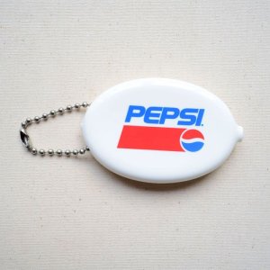 画像1: コインケース PEPSI ホワイト ラバー