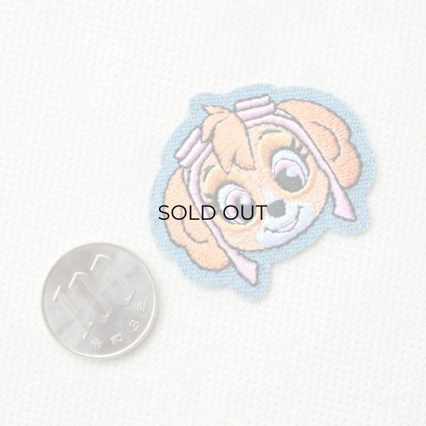 画像2: ワッペン パウパトロール スカイ デニム アイロン シール おしゃれ 大人 T01Y2375 (2)