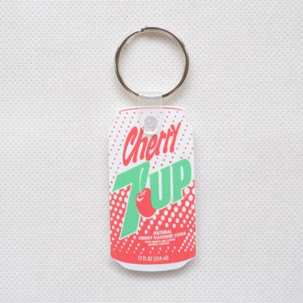 画像1: ラバーキーチェーン 7UP チェリー (1)