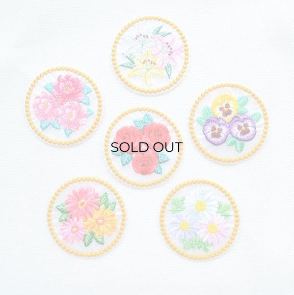 画像4: ワッペン カサブランカ 花 (4)