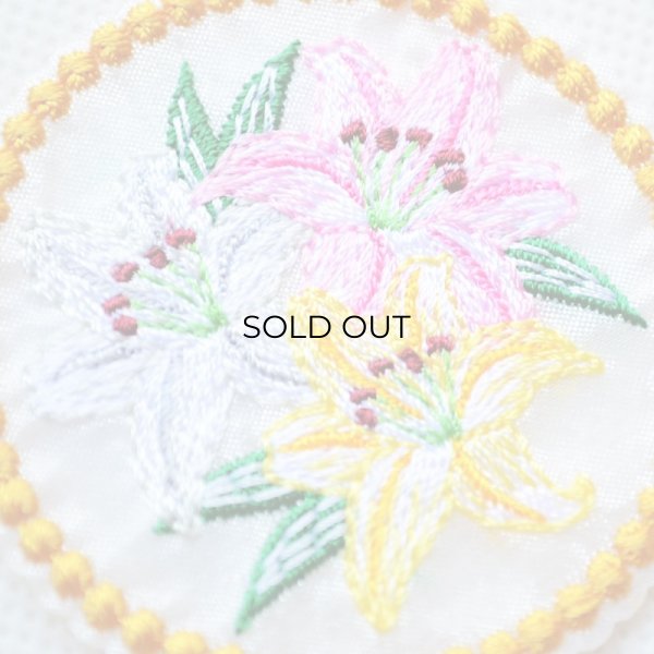 画像2: ワッペン カサブランカ 花 (2)