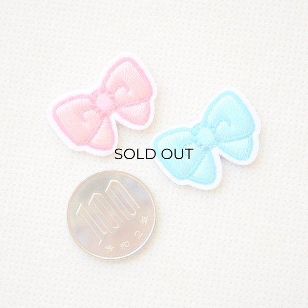 画像2: ワッペン リボン(2枚組) (2)