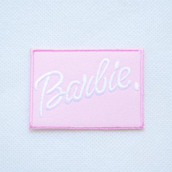 画像1: ミニワッペン Barbie バービー (1)