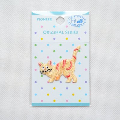 ワッペン ねこ 茶トラ | ワッペン・アップリケ・ステッカー・バッジ