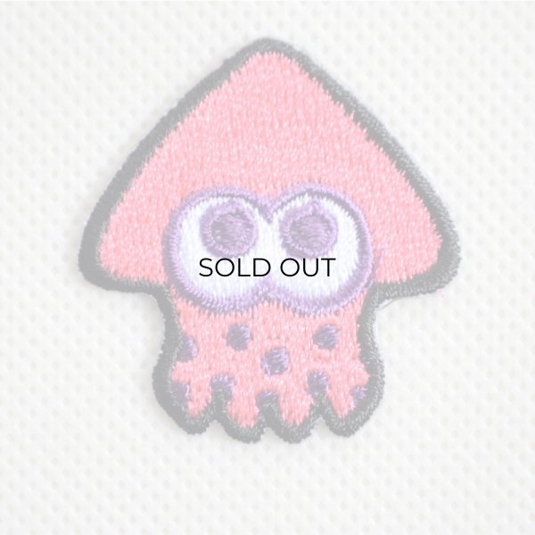 画像1: ワッペン スプラトゥーン2 ネオピンク イカ (1)