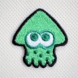画像1: ワッペン スプラトゥーン2 ネオグリーン イカ (1)