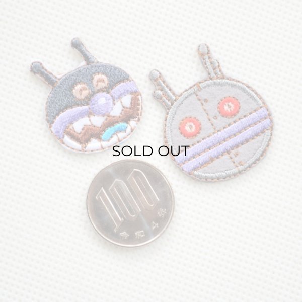 画像2: ミニワッペン それいけアンパンマン ばいきんまん だだんだん(2枚組) (2)