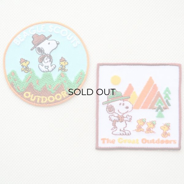 画像4: ワッペン スヌーピー キャンプ アウトドア (4)