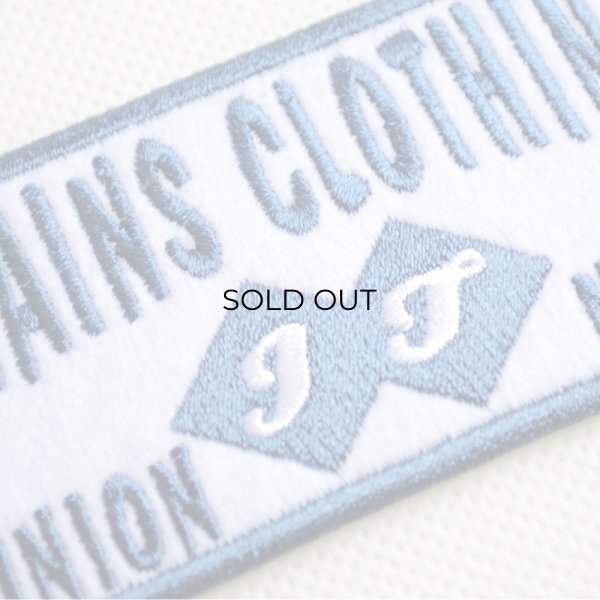 画像2: USAアドバタイジングワッペン CHAINS CLOTHING ブルー&ホワイト (2)