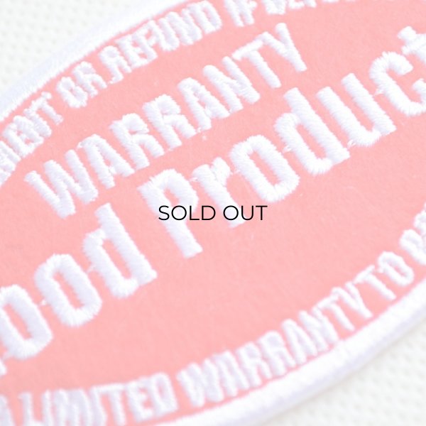 画像2: USAアドバタイジングワッペン Good Products レッド&ホワイト (2)