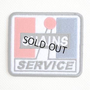 画像1: USAアドバタイジングワッペン CHAINS SERVICE レッド&ブルー