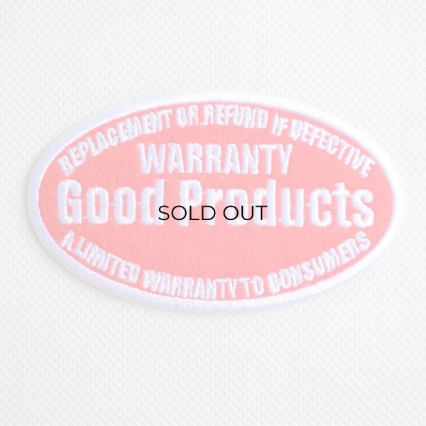画像1: USAアドバタイジングワッペン Good Products レッド&ホワイト (1)