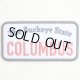 USAアドバタイジングワッペン COLUMBUS ブラック＆ホワイト
