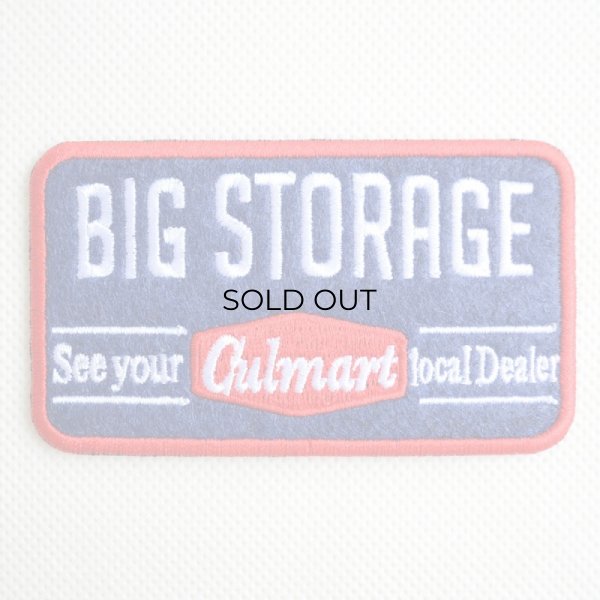画像1: USAアドバタイジングワッペン BIG STORAGE レッド＆ブルー (1)
