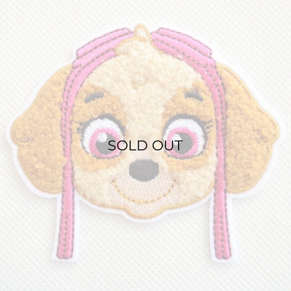 画像1: ワッペン パウパトロール スカイ サガラ アイロン シール おしゃれ 大人 (1)