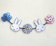 ラインワッペン ミッフィー フローラル  ライン Miffy Floral