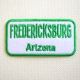 画像1: USAアドバタイジングワッペン FREDERICKSBURG グリーン＆ホワイト (1)