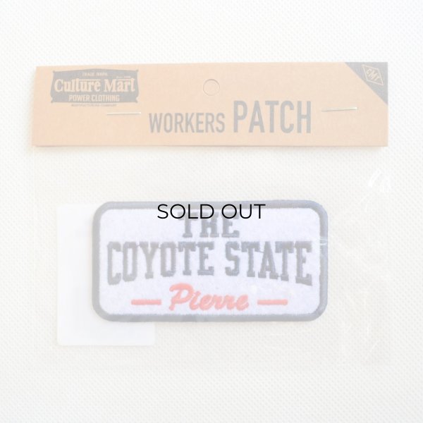 画像3: USAアドバタイジングワッペン THE COYOTE STATE ネイビー＆ホワイト (3)