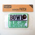 画像3: USAアドバタイジングワッペン BOWL ホワイト&グリーン (3)