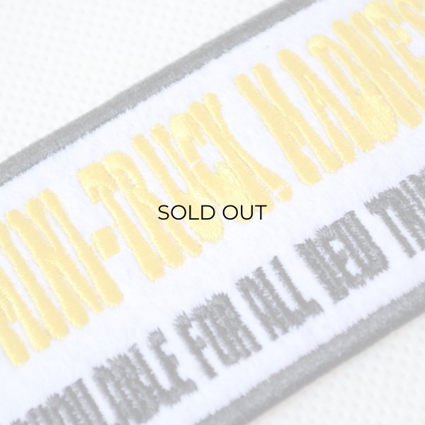 画像2: USAアドバタイジングワッペン MINI-TRUCK MADNESS ホワイト＆ブラック (2)