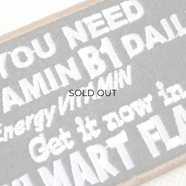 画像2: USAアドバタイジングワッペン CULMART FLAKES ブラック&ブラウン (2)