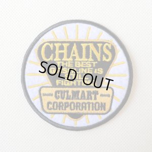 画像1: USAアドバタイジングワッペン CULMART CORPORATION ホワイト&ブラック