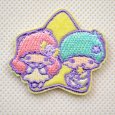 画像1: ワッペン リトルツインスターズ サンリオ (1)