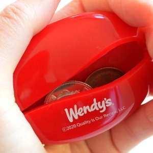 画像4: コインケース ウェンディーズ Wendy's レッド ラバー