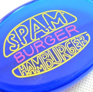 画像2: コインケース SPAM バーガー ブルー ラバー