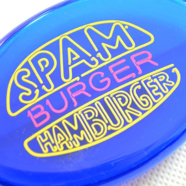 画像2: コインケース SPAM バーガー ブルー ラバー (2)
