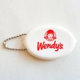画像1: コインケース ウェンディーズ Wendy's ホワイト ラバー (1)