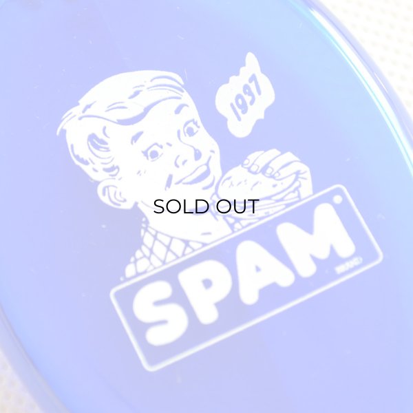 画像2: コインケース SPAM OLD ブルー ラバー (2)