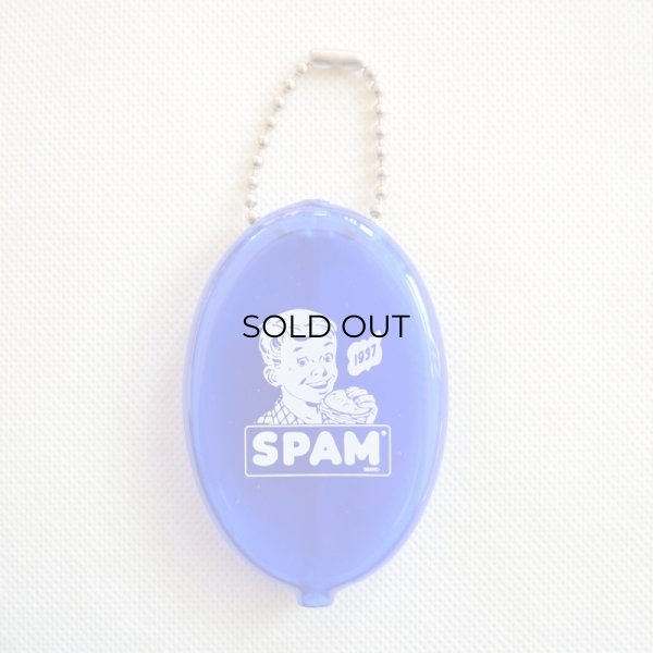 画像1: コインケース SPAM OLD ブルー ラバー (1)