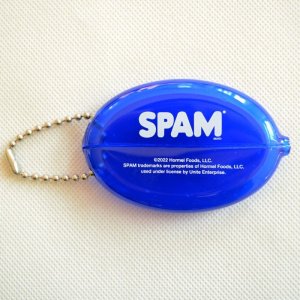 画像3: コインケース SPAM OLD ブルー ラバー
