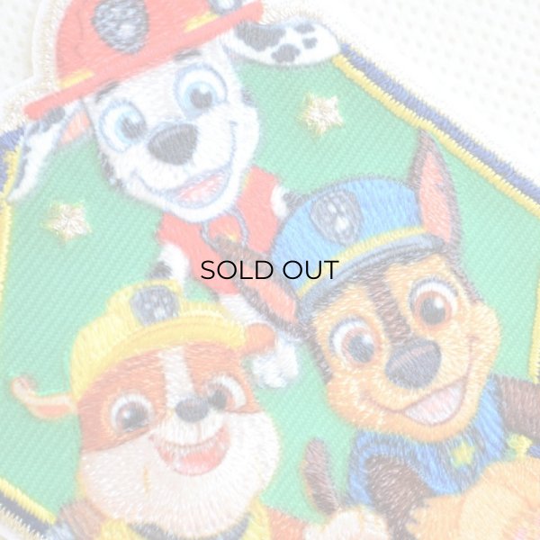 画像2: ワッペン パウパトロール ヘキサゴン アイロン シール おしゃれ 大人 (2)