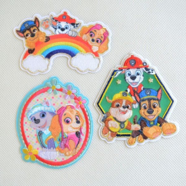 画像4: ワッペン パウパトロール ヘキサゴン アイロン シール おしゃれ 大人 (4)