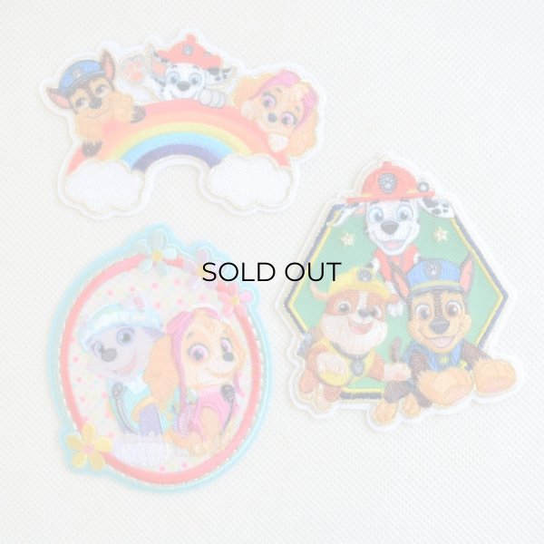 画像4: ワッペン パウパトロール ヘキサゴン アイロン シール おしゃれ 大人 (4)