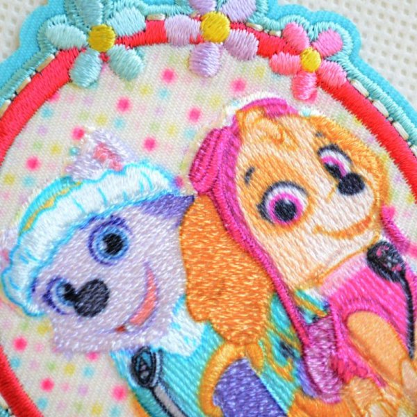 画像2: ワッペン パウパトロール スカイ ＆ エベレスト アイロン シール おしゃれ 大人 (2)