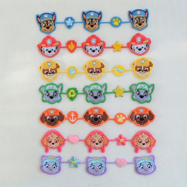 画像5: ワッペン パウパトロール ロッキー ライン アイロン シール おしゃれ 大人 (5)