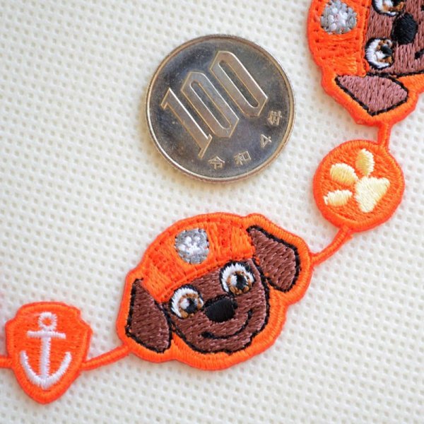 画像2: ワッペン パウパトロール ズーマ ライン アイロン シール おしゃれ 大人 (2)