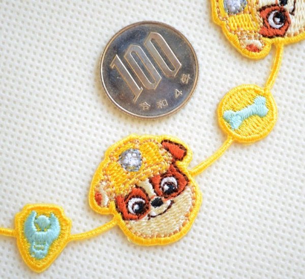 画像2: ワッペン パウパトロール ラブル ライン アイロン シール おしゃれ 大人 (2)