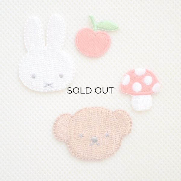 画像4: ミニワッペン ディックブルーナ ボリス きのこ 2枚組 (4)