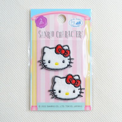 ワッペン ハローキティ HELLO KITTY サンリオ 2枚組 | ワッペン