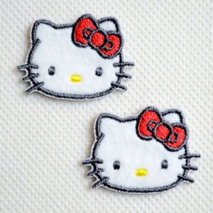 画像1: ワッペン ハローキティ HELLO KITTY サンリオ 2枚組