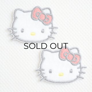 ワッペン ハローキティ HELLO KITTY サンリオ 2枚組 | ワッペン