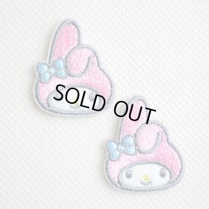 画像1: ワッペン マイメロディ サンリオ 2枚組
