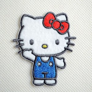 画像1: ワッペン ハローキティ HELLO KITTY サンリオ