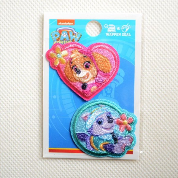 画像3: ワッペン パウパトロール スカイ ＆ エベレスト S アイロン シール おしゃれ 大人 (3)